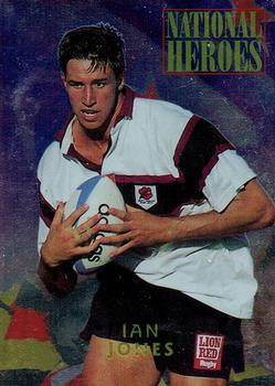 1995 Card Crazy Authentics Rugby Union NPC Superstars - National Heroes #5 Ian Jones Front